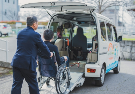 付き添いの方なしでもご利用可能 ケアドライバーが対応