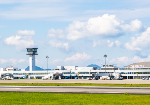 高松空港と市内中心部を結ぶ 空港定額サービス